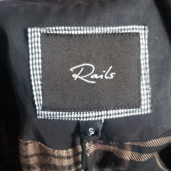 Rails Single Button Black Blazer NWT SzS - Picture 3 of 9